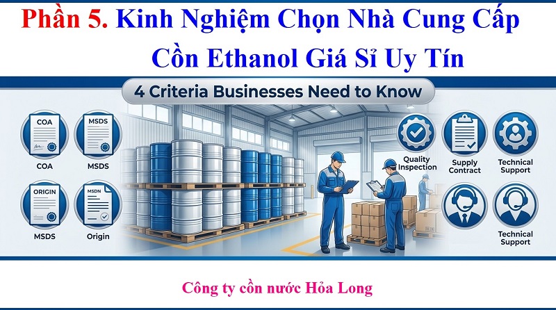 Cồn Ethanol Giá Sỉ – Giải Pháp Tiết Kiệm Chi Phí Cho Doanh Nghiệp Sản Xuất